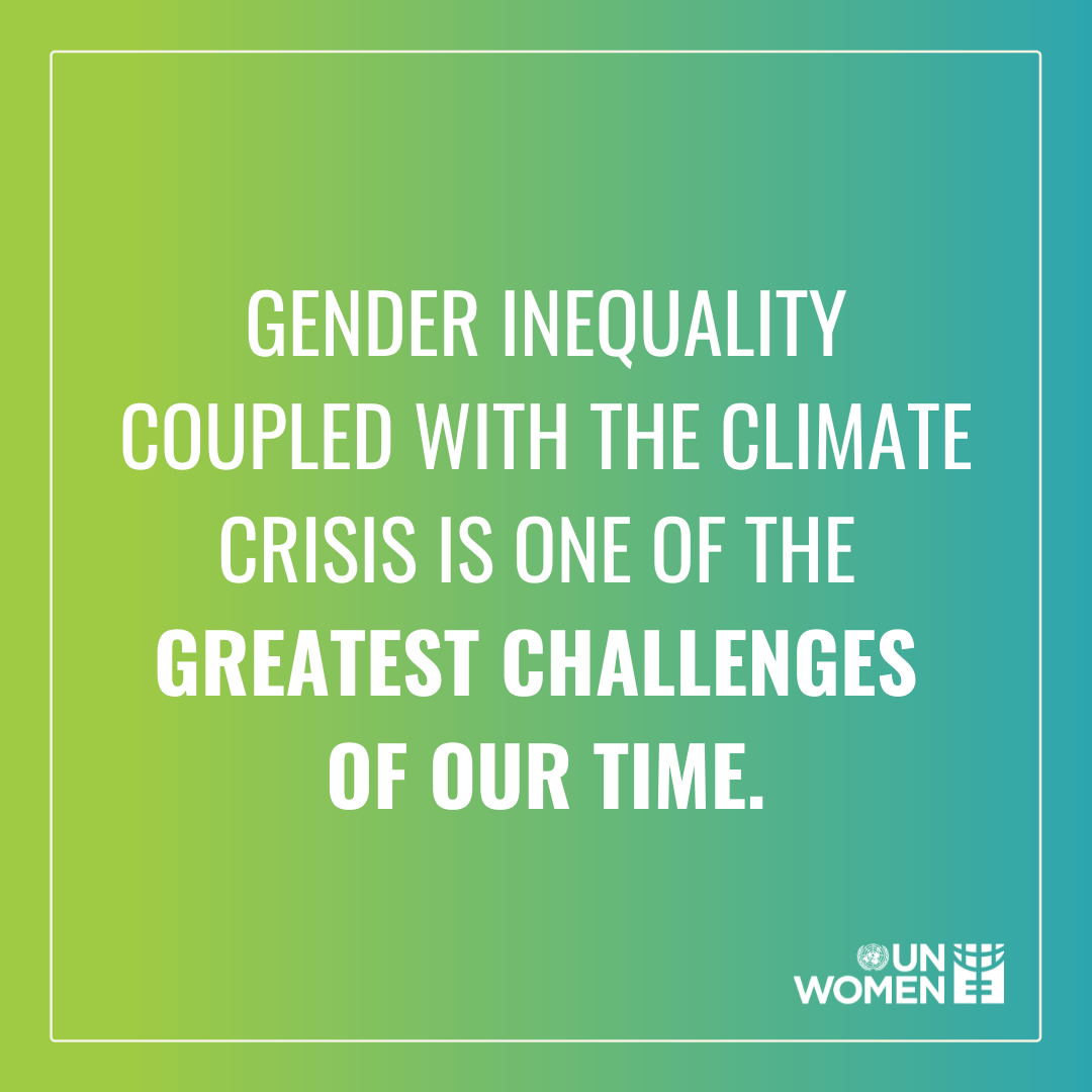climate crisis women and girls