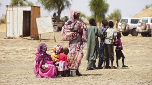 Frá forvarnarþjálfun vegna kynbundins ofbeldis (Gender Based Violence) sem haldin er af UN Women og samstarfsaðilum í Blue Nile, Súdan. 2. febrúar 2023. Mynd: UNEP Súdan