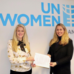 Íslandsbanki og UN Women á Íslandi undirrita samstarfssamning